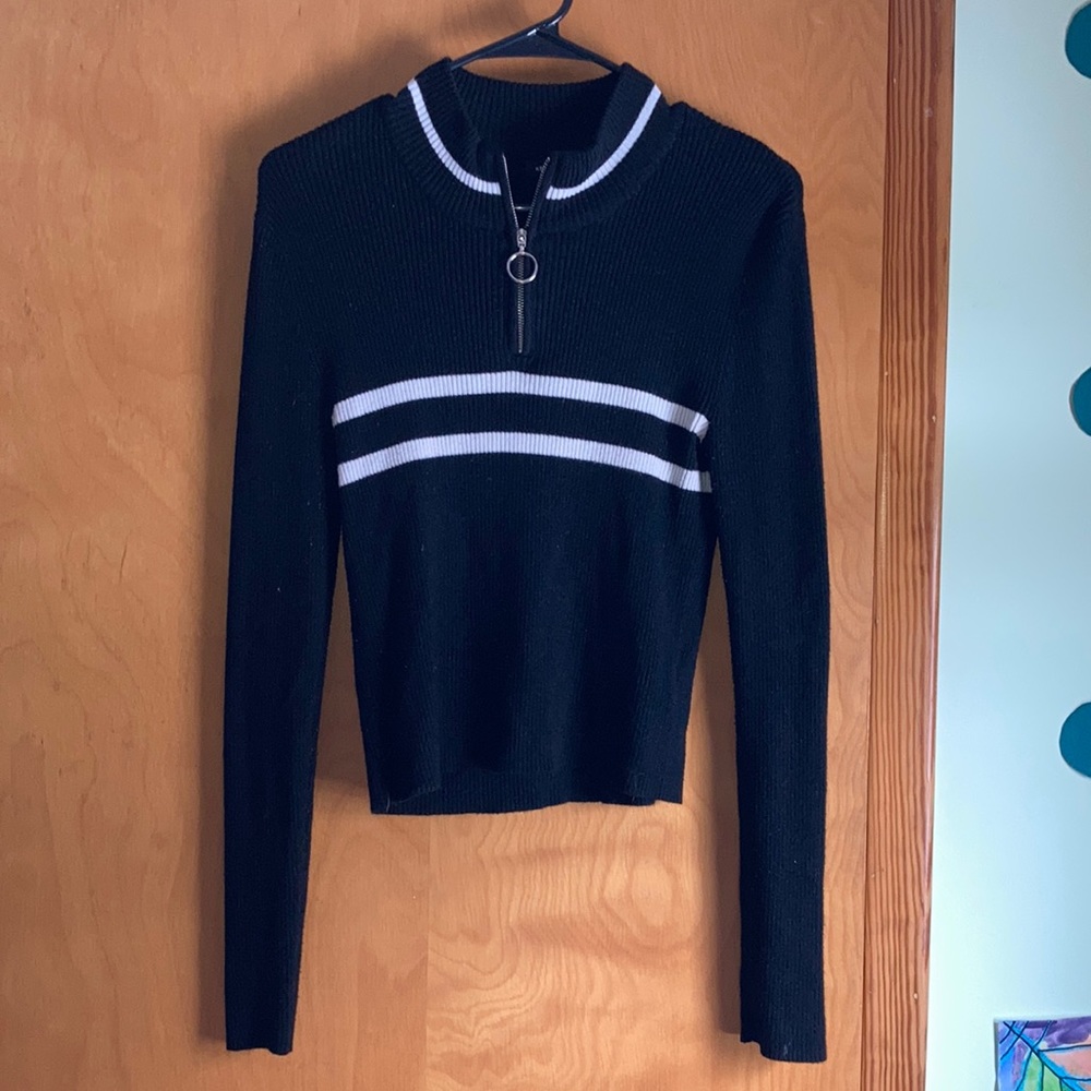 Kendall & Kylie quarter zip sweater